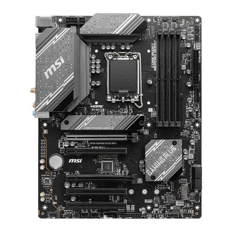 MSI Intel B760 GAMING PLUS WIFI DDR5 ATX Motherboard